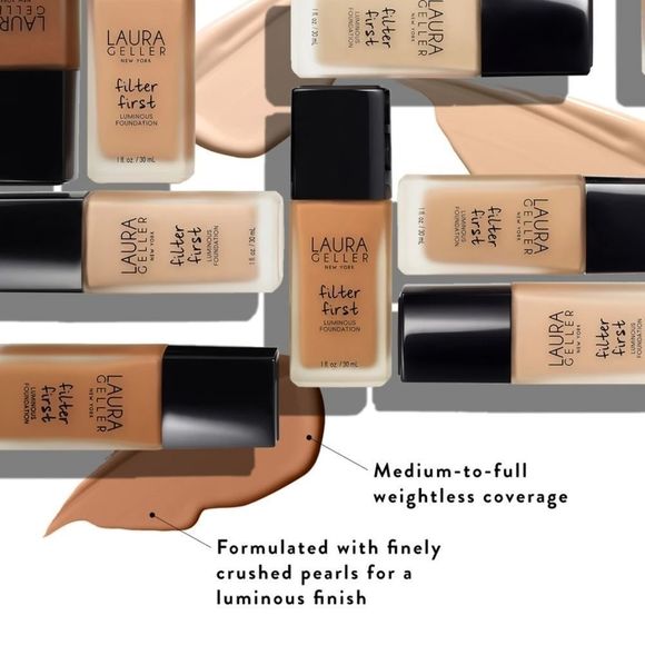 Laura Geller Filter First Luminous Foundation Caramel‎ - Picture 3 of 6